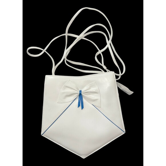 Edelweiss White Purse With Bow Design VTG - Picture 1 of 4